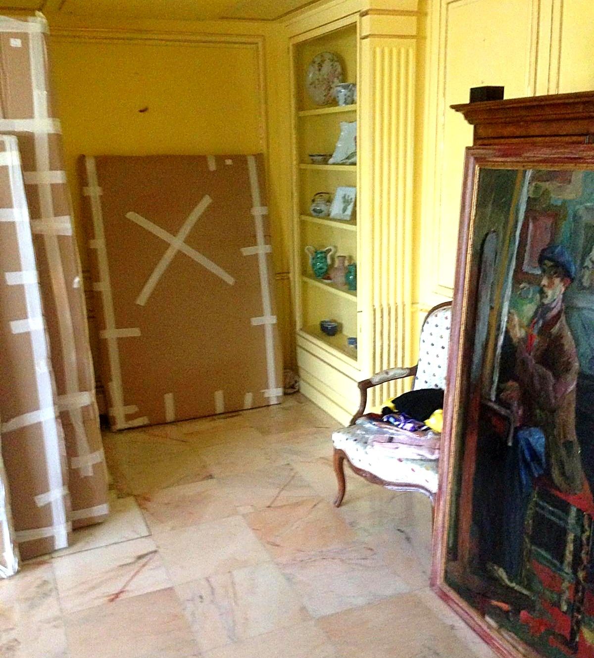 Tableau emballé sur mesure dans son alcôve